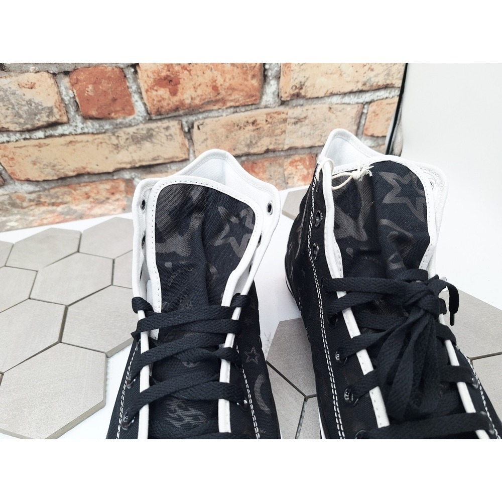 Converse Custom Ctas Hi Y2K Icon Print‎ Smiley Stars Butterfly Men Sz 10.5 - Picture 5 of 16